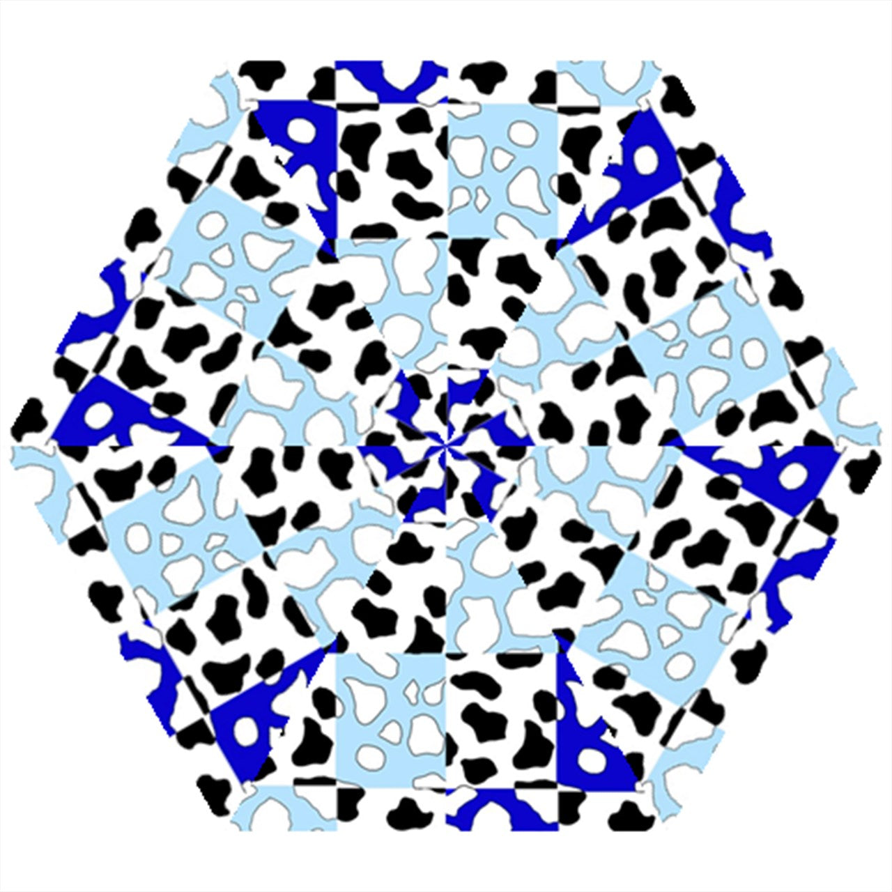 cowboi blue Mini Folding Umbrella