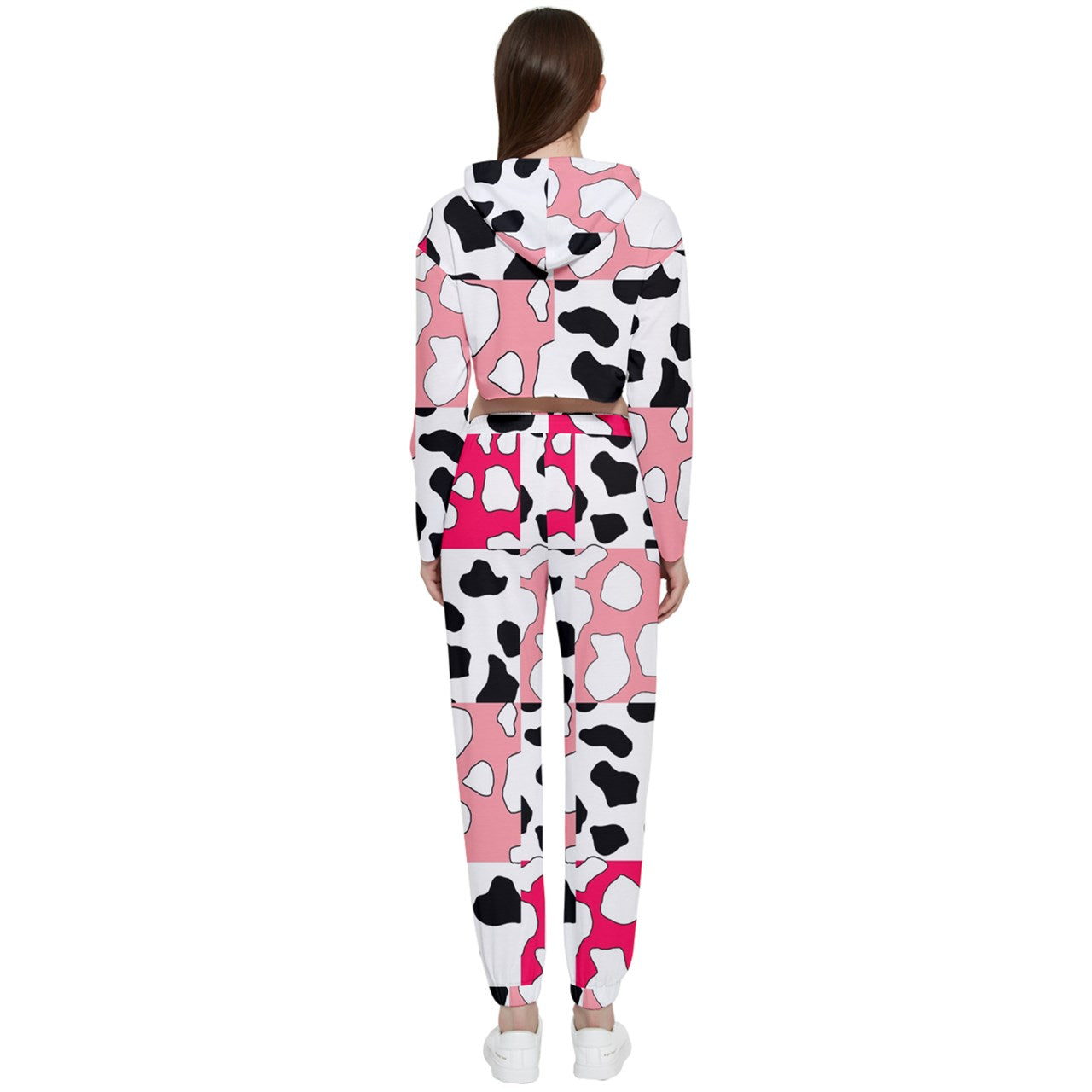 cowboi pink Cropped Track Suit