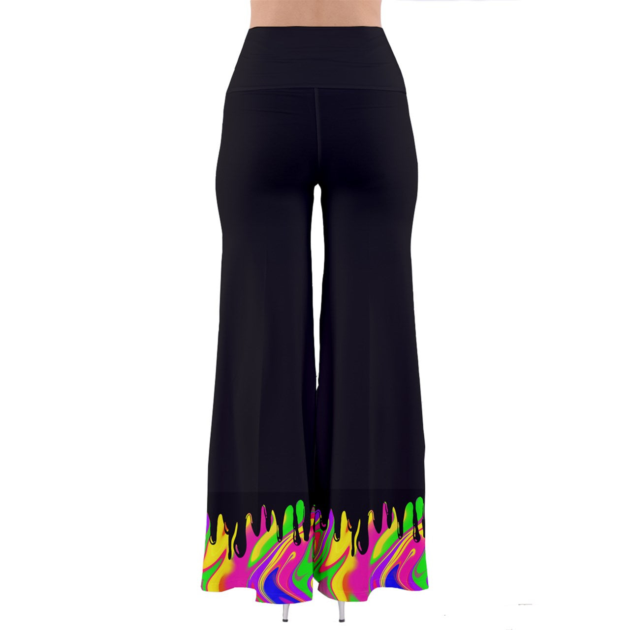 rainbow drip So Vintage Palazzo Pants