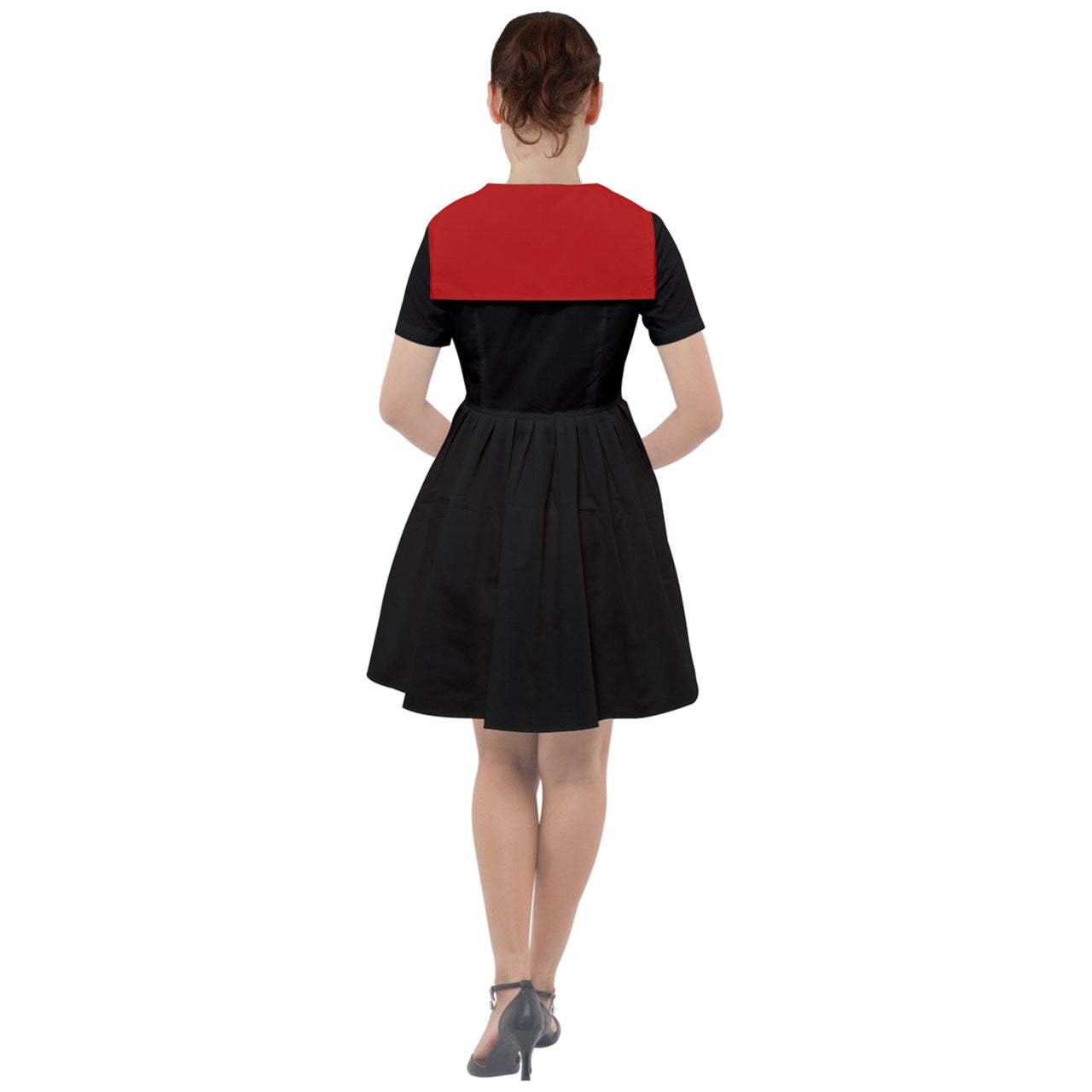 Black Red Sailor Dress