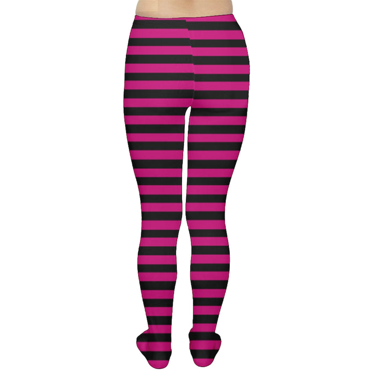 Sweet Magenta Stripes Tights