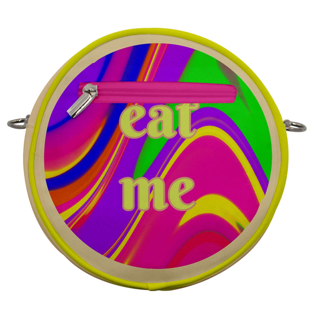 Eat Me Cookie Crossbody Circle Bag