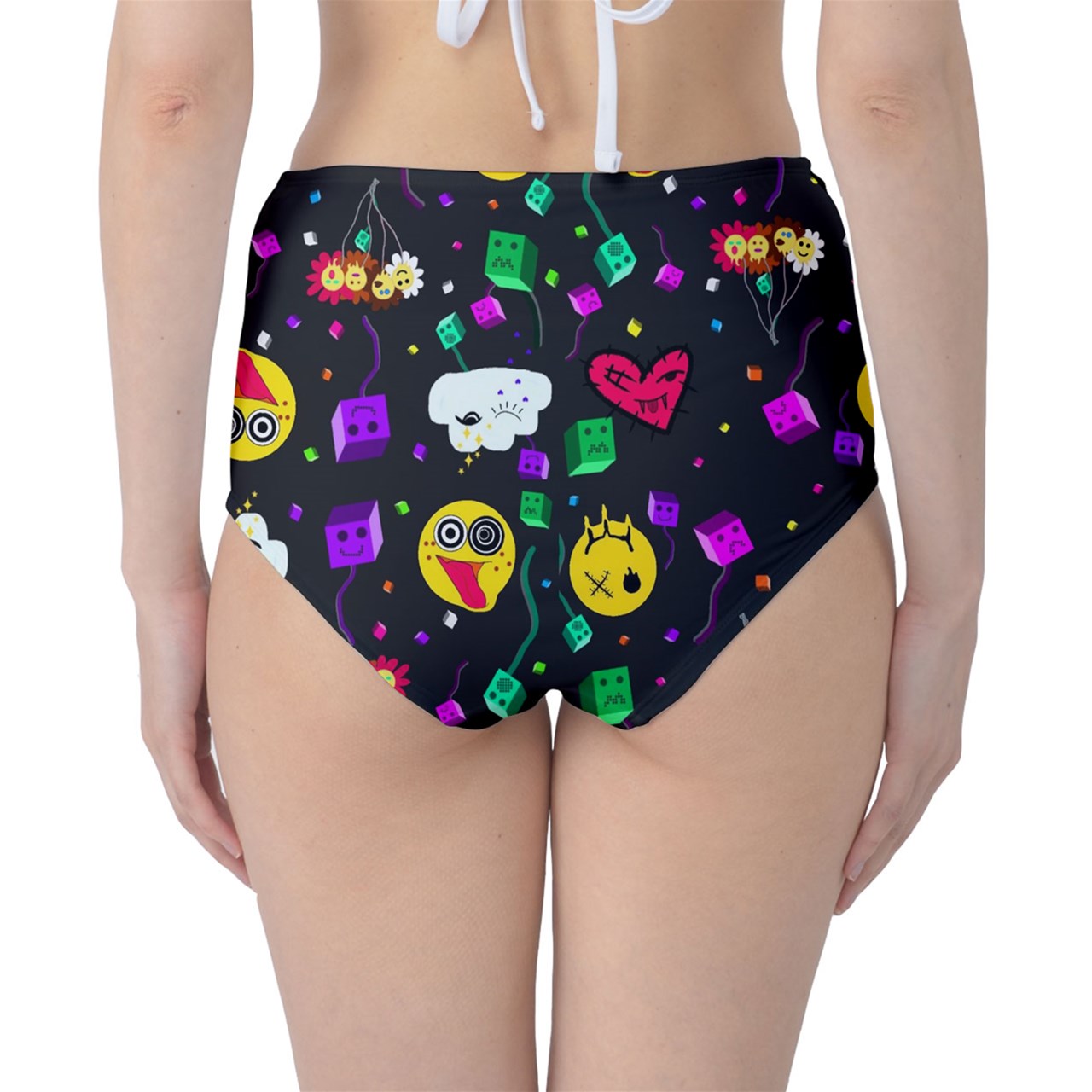Smiley Balloons Classic High-Waist Bikini Briefs