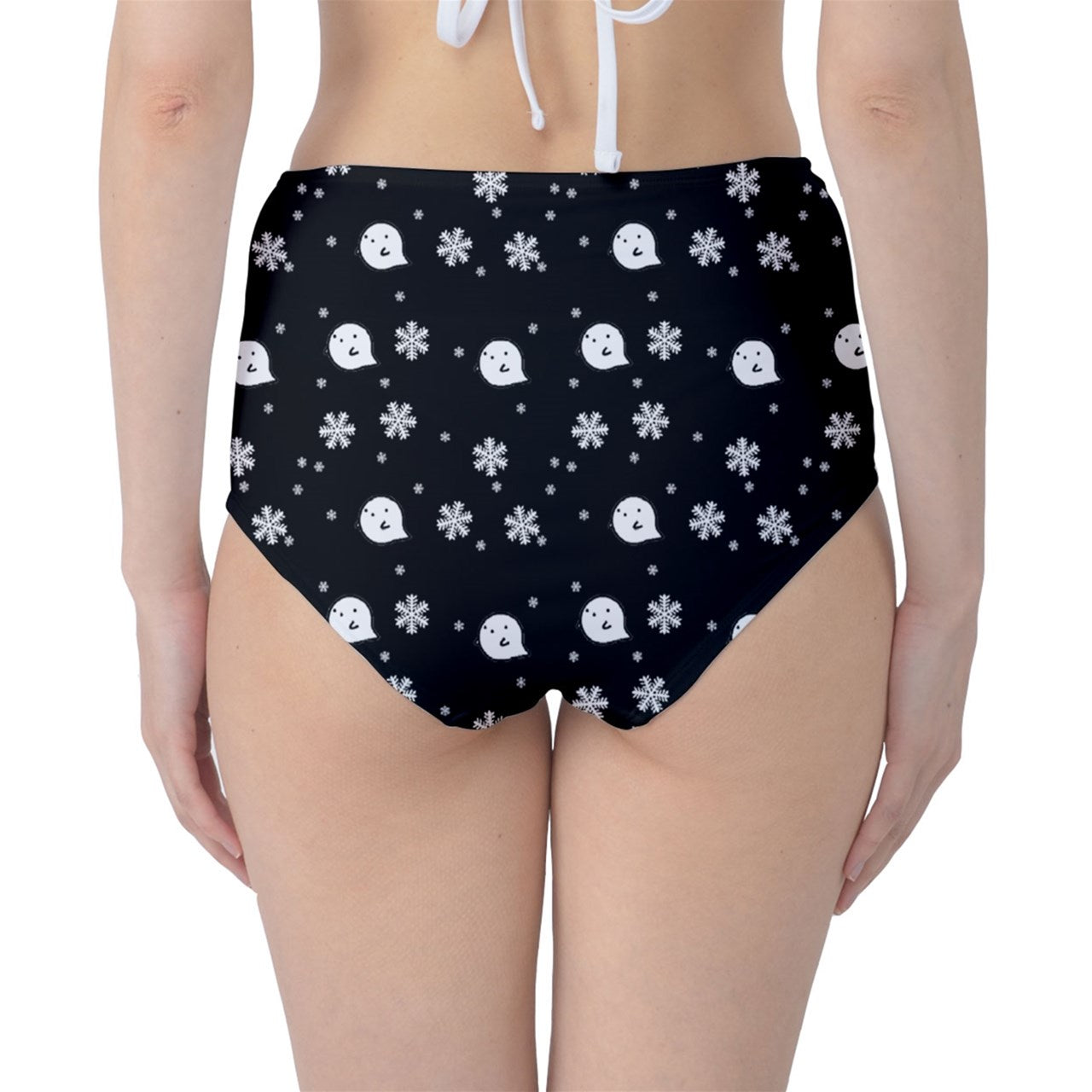 Spooky Snowflake Classic High-Waist Bikini Briefs