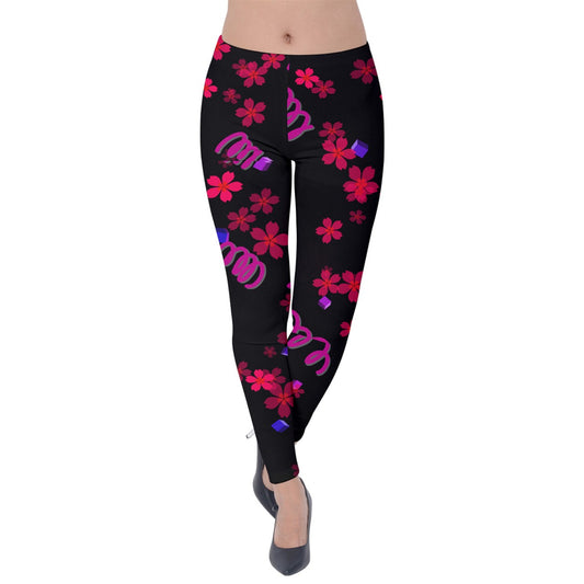 springed flowers Velvet Leggings