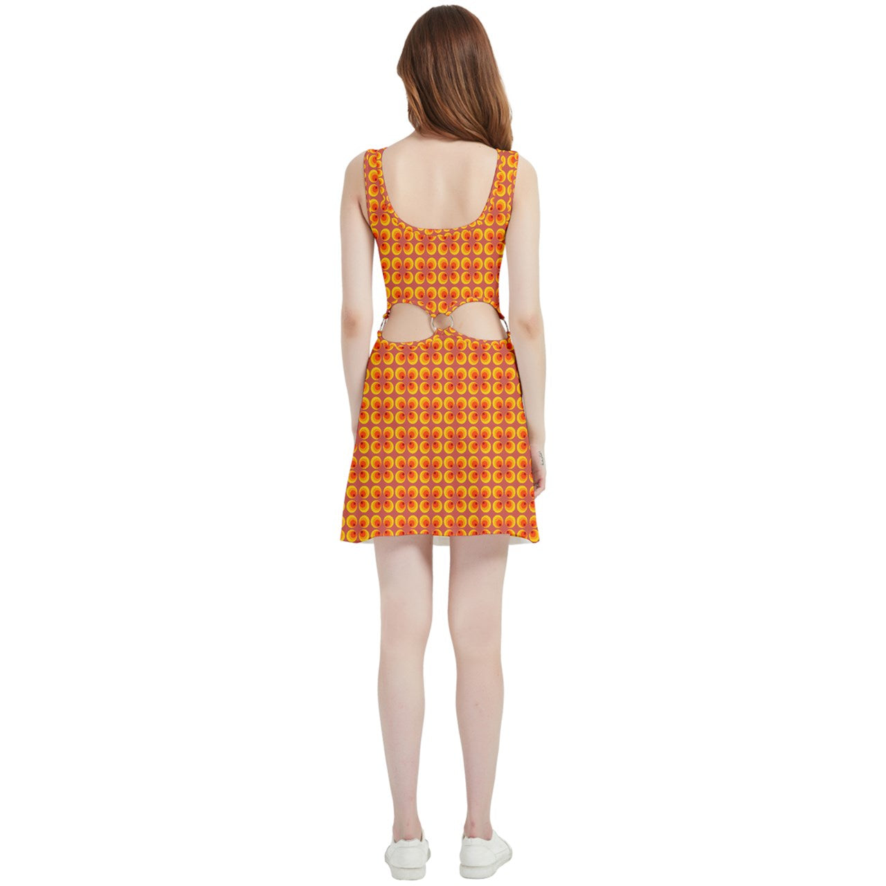 Wonky Peepers Velvet Cutout Dress