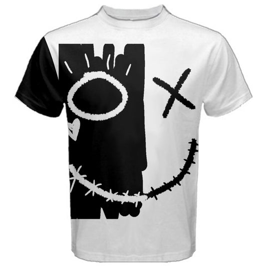 Monochrome Smiley Cotton Tee