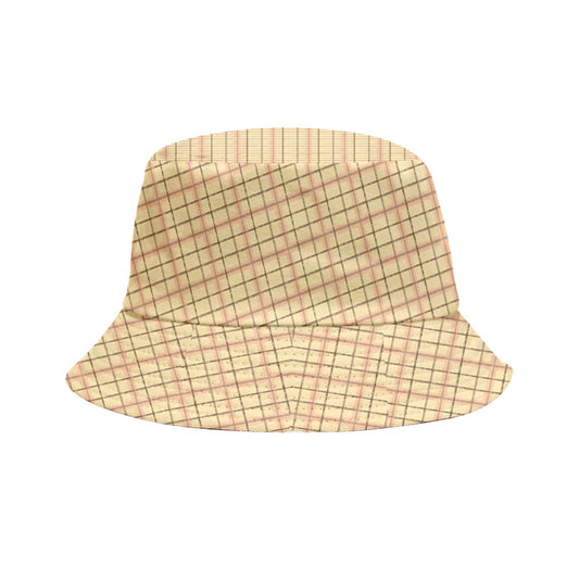 Beige Academia Inside Out Bucket Hat