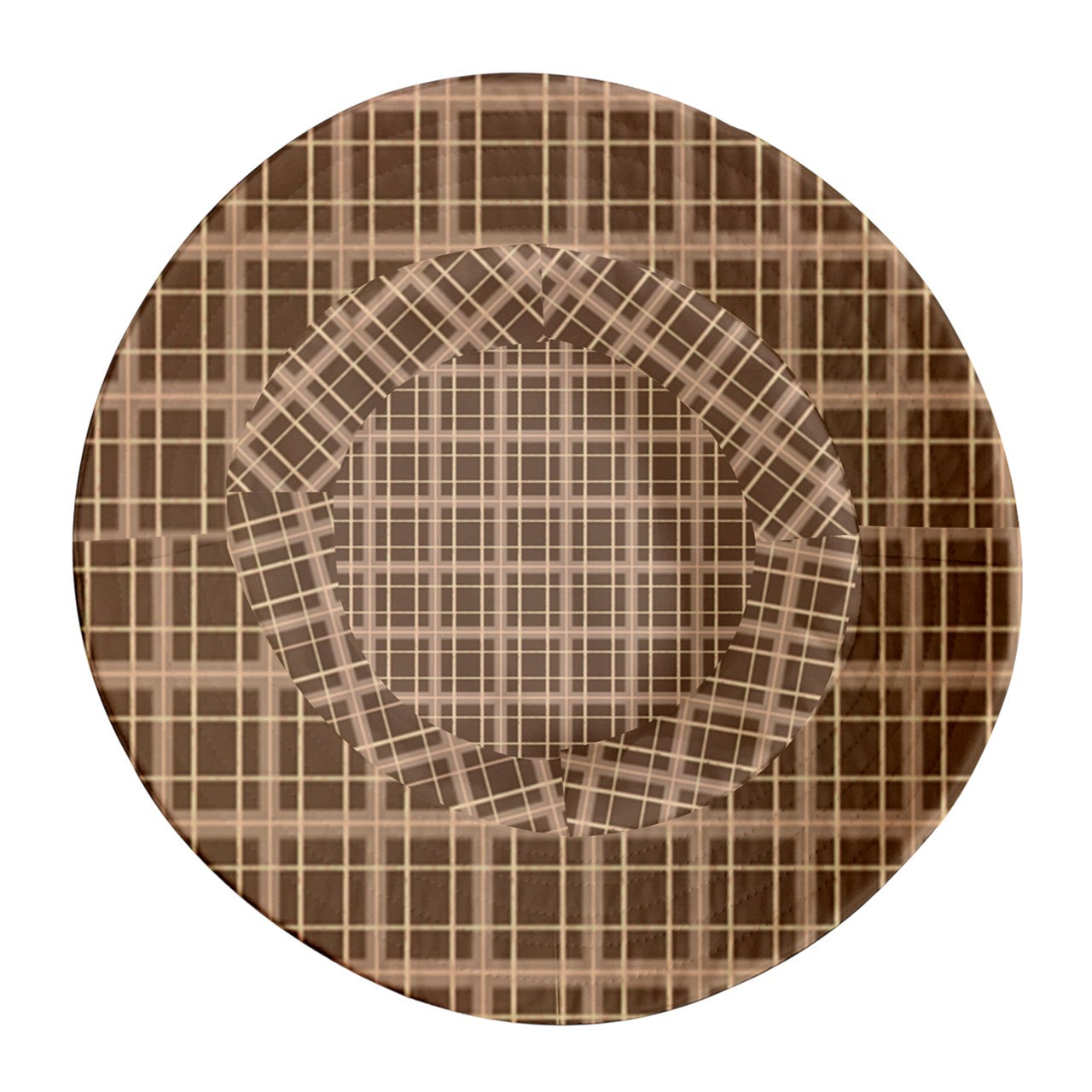 Brown Academia Inside Out Bucket Hat