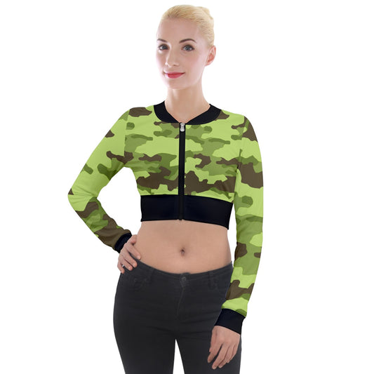 Y2k Soldier Northern Long Sleeve Cropped Velvet Jacket