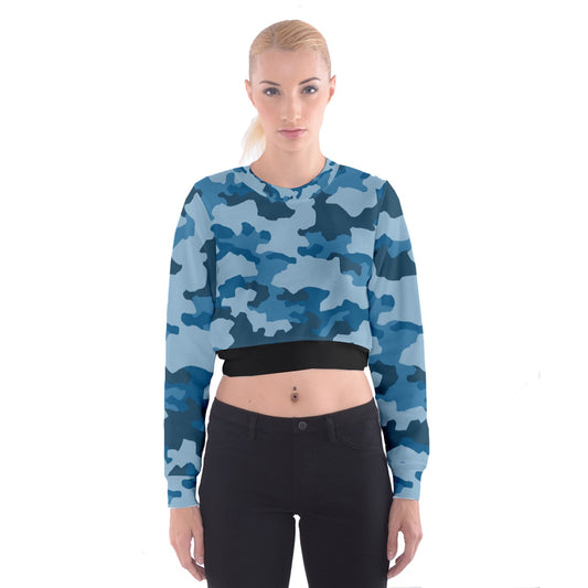 y2k Soldier Western Cropped Sweatshirt