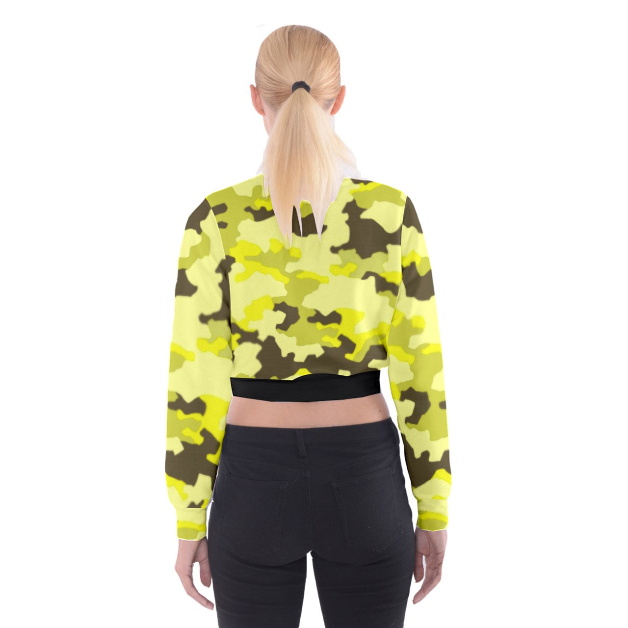 y2k Soldier Eastern Cropped Sweatshirt