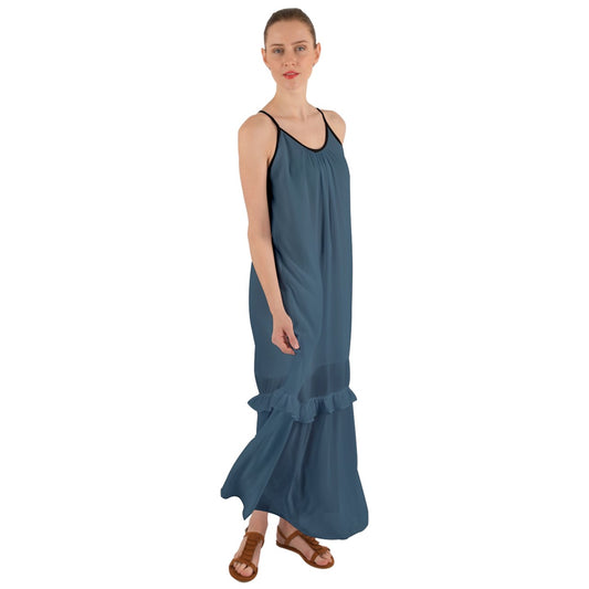 Backseat Baby Cami Maxi Ruffle Chiffon Underdress