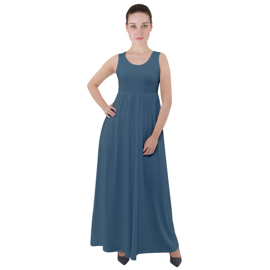 Backseat Baby Empire Waist Velour Maxi Underdress
