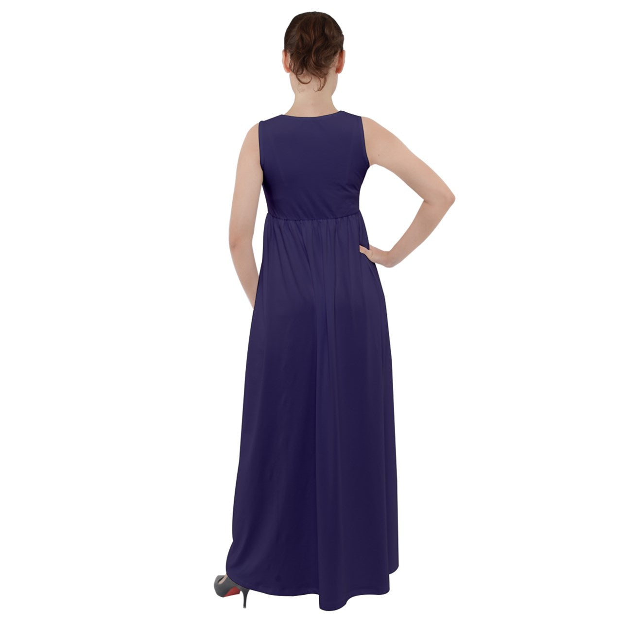 Twilight Empire Waist Velour Maxi Underdress