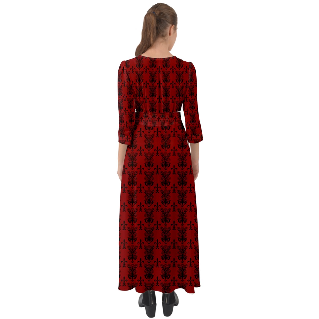 Vampweed Button Up Boho Maxi Dress