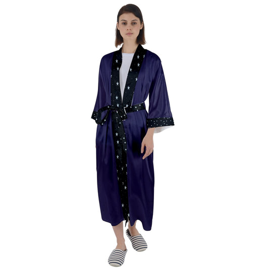Twilight Maxi Satin Robe