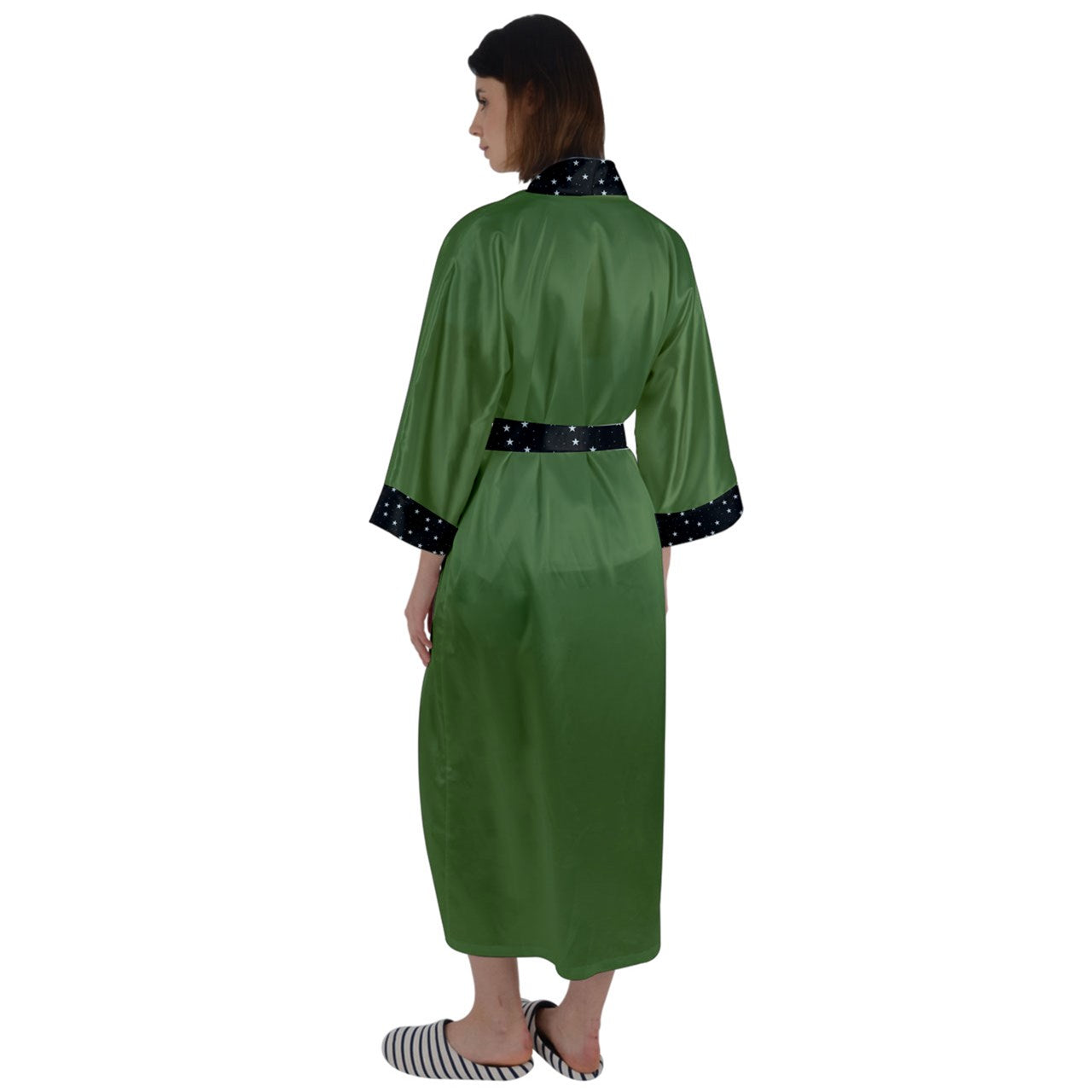 Swampfog Maxi Satin Robe
