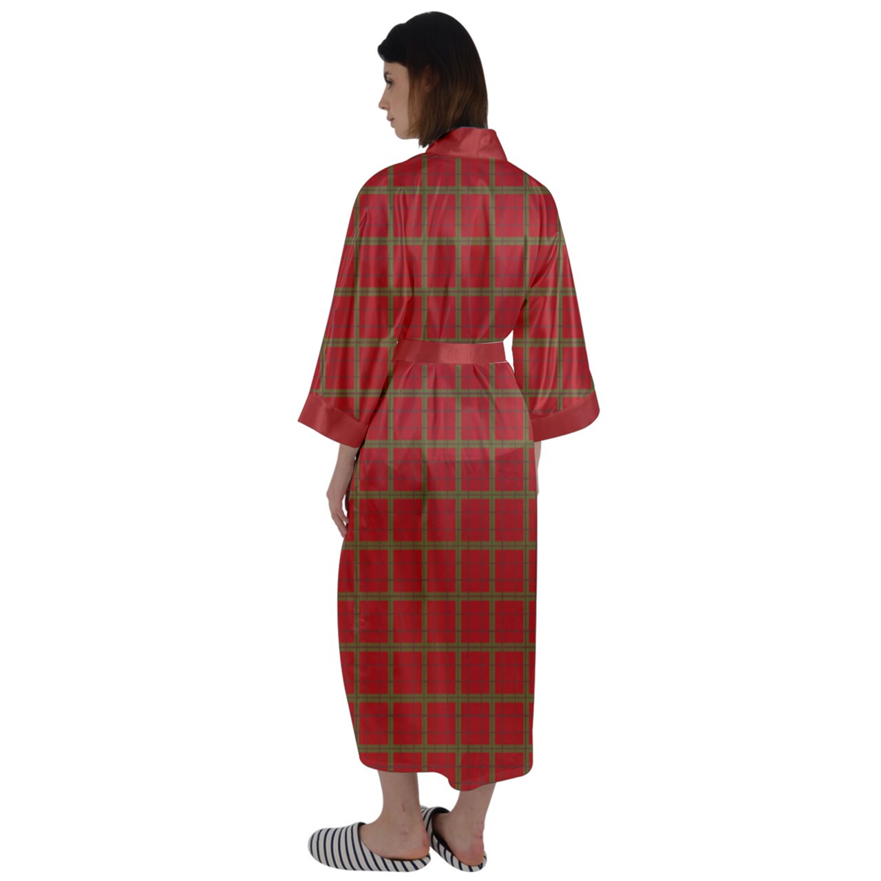 Cherry Jubilie Maxi Satin Robe