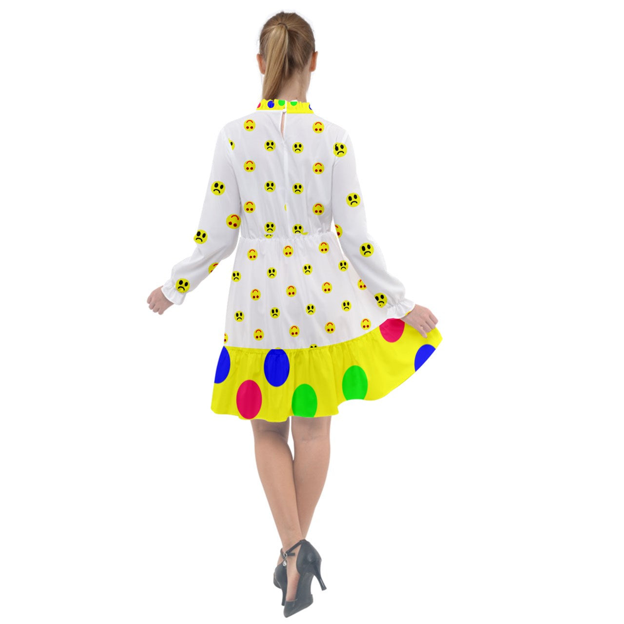 Twisted Smiley lite All Frills Chiffon Dress