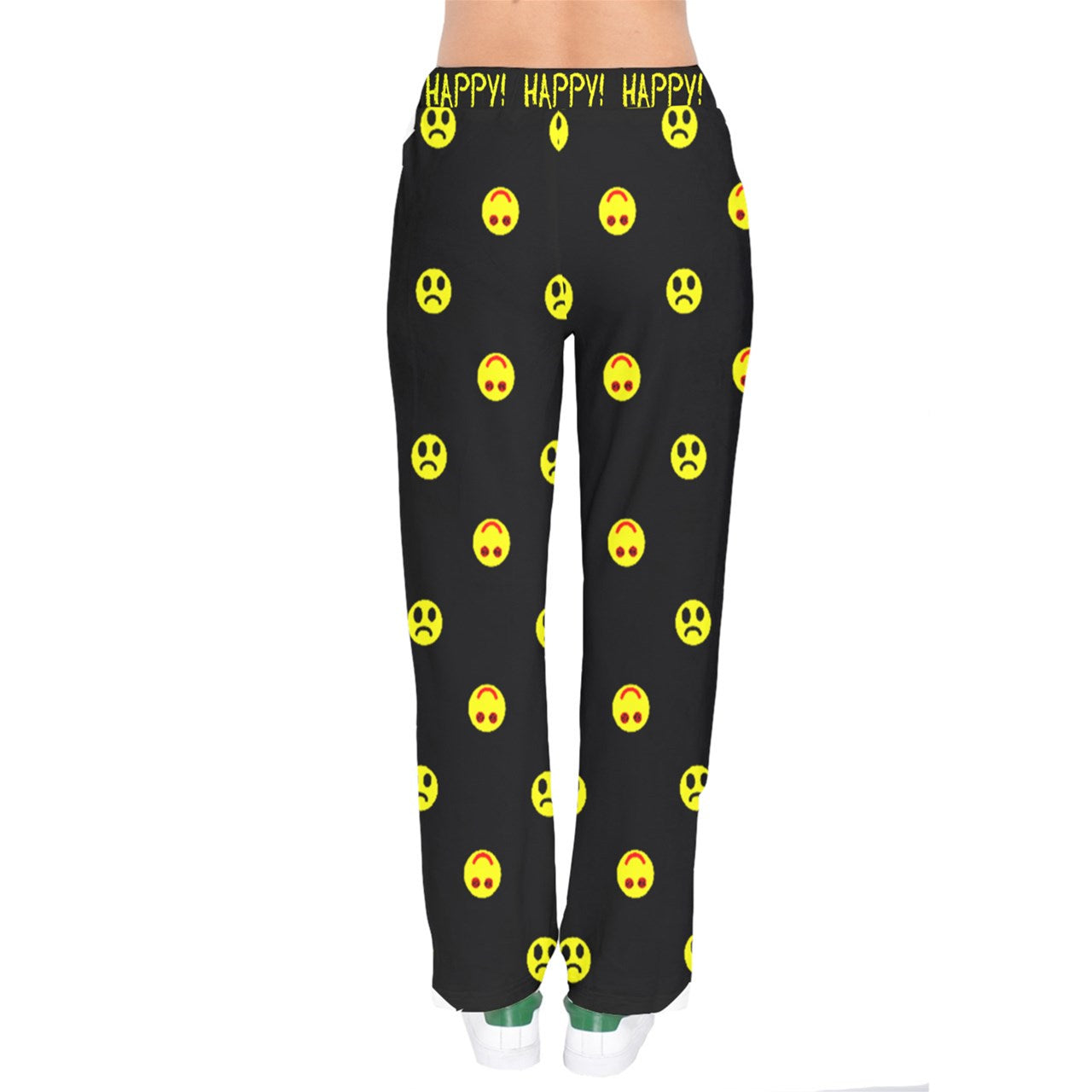 Twisted Smiley dark Velvet Sweat Pants