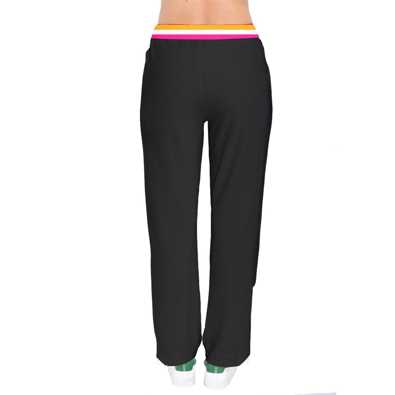 DL WLW Flag Heart Velvet Sweat Pants