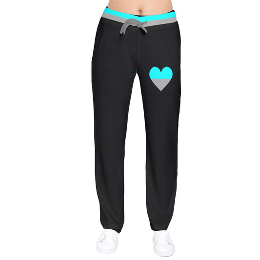 DL Auto6 Flag Heart Velvet Sweat Pants