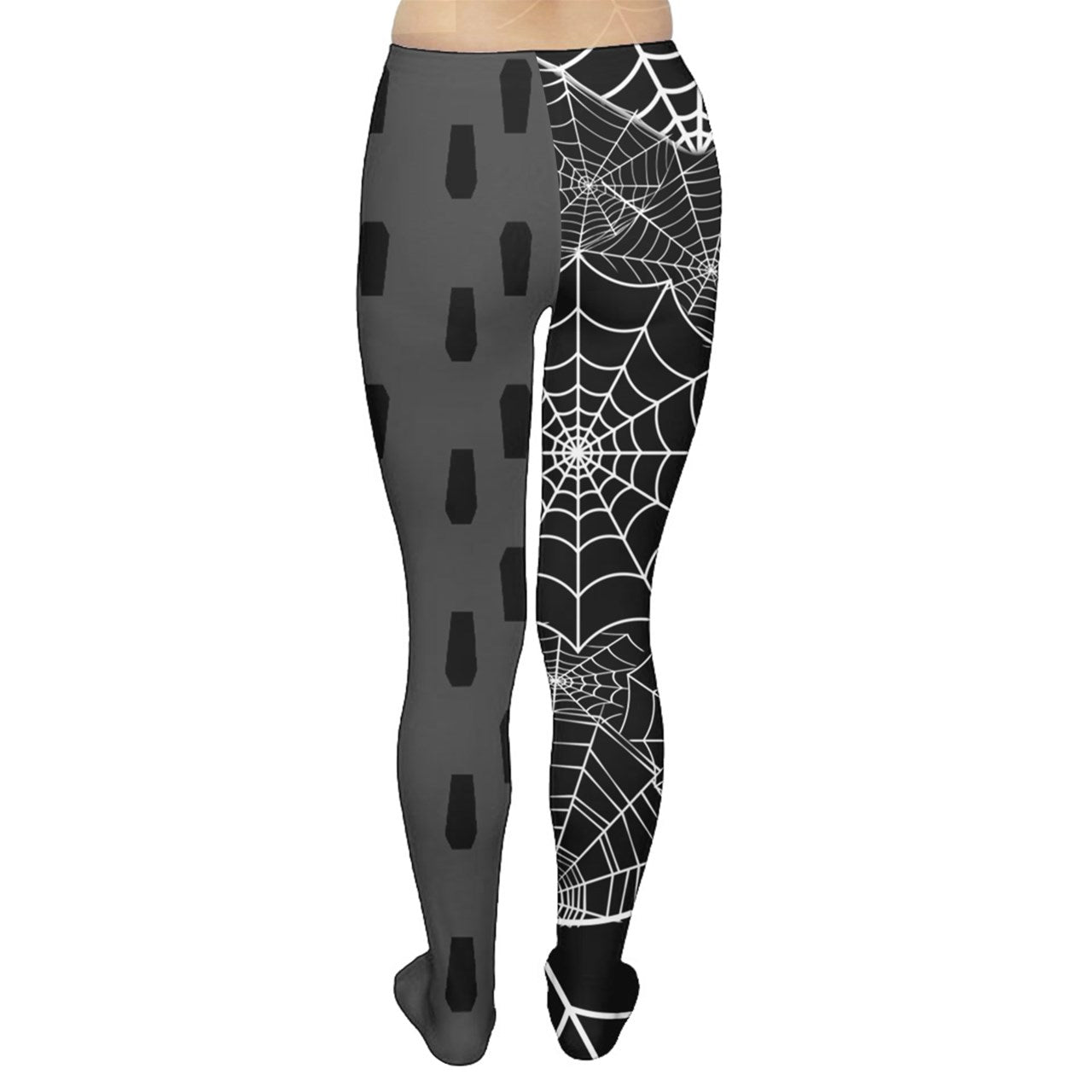 Webby Pattern Block Tights