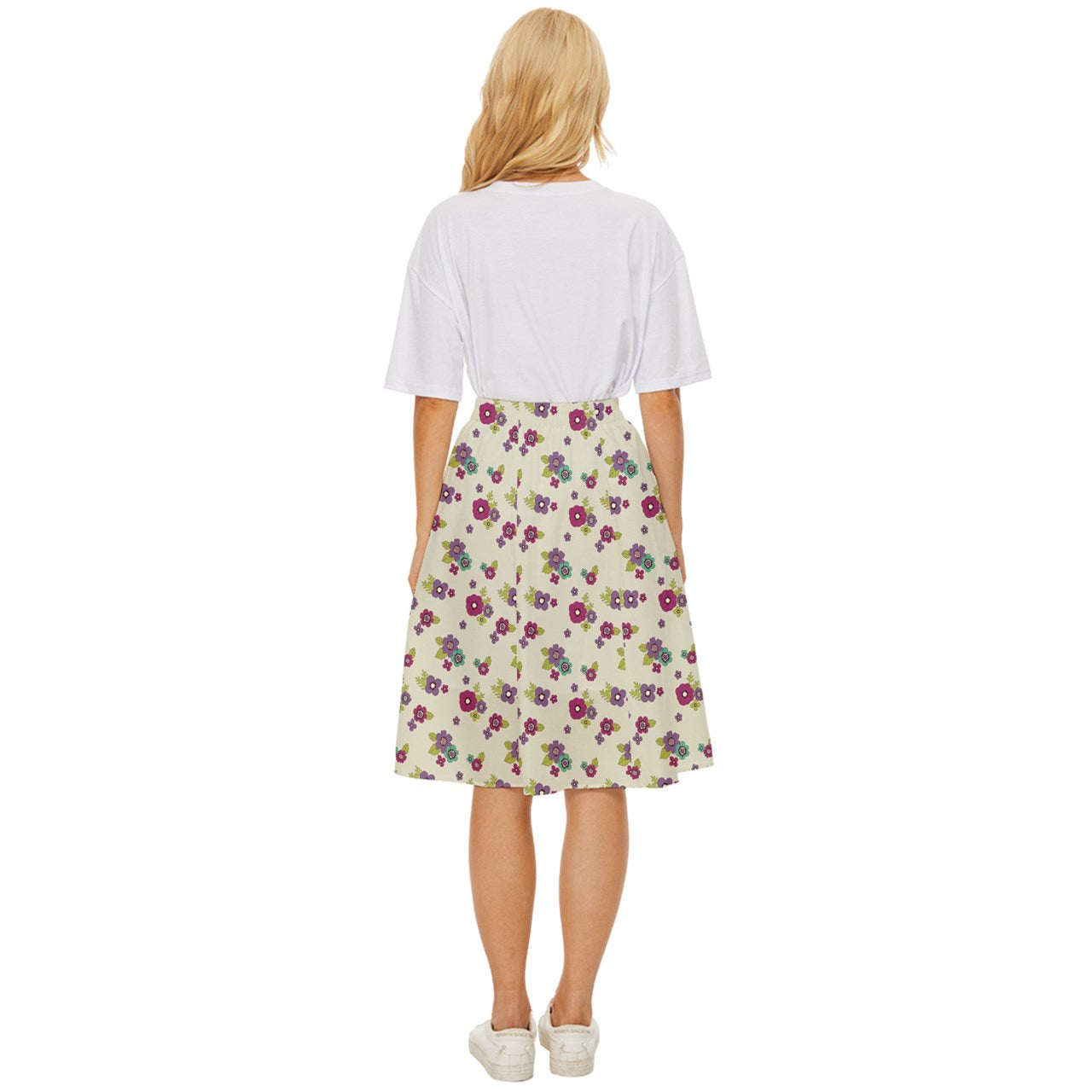 Garden Khaki Classic Short Skirt