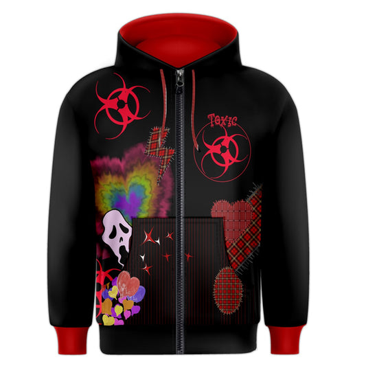 Toxic Brainz Complex Copy Zipper Hoodie