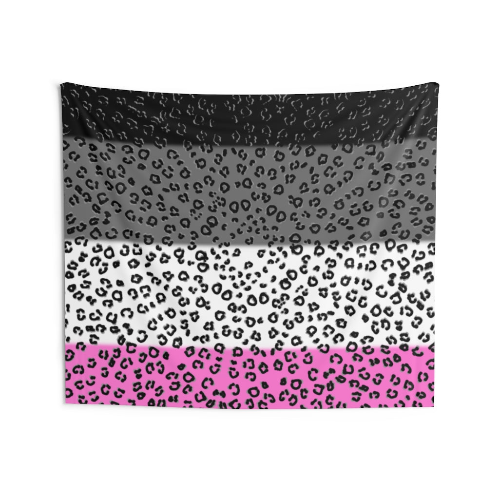 Gynephilia Flag Cheetah Wall Tapestries