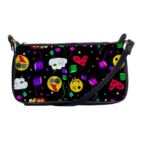 Smiley Balloons Shoulder Clutch Bag