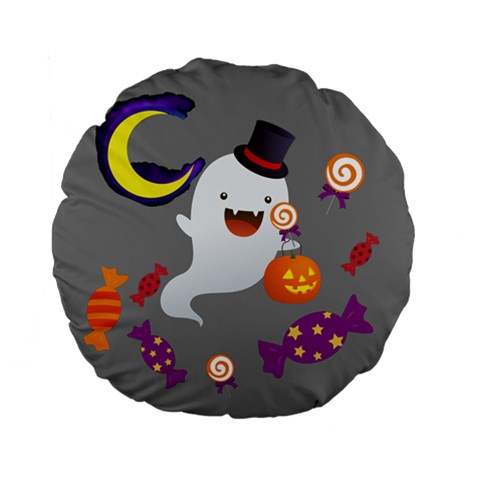 Sugar Rush Spook Standard 15" Premium Flano Round Cushion