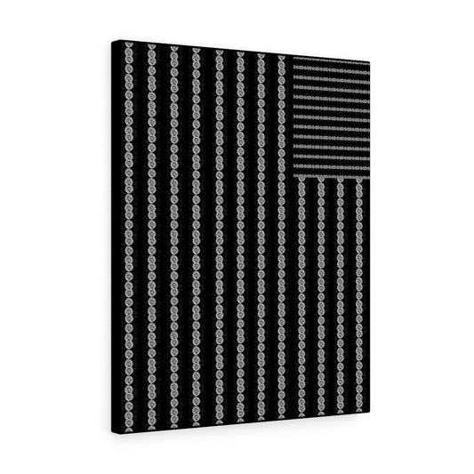 Black Lives Matter Flag Stretched Canvas