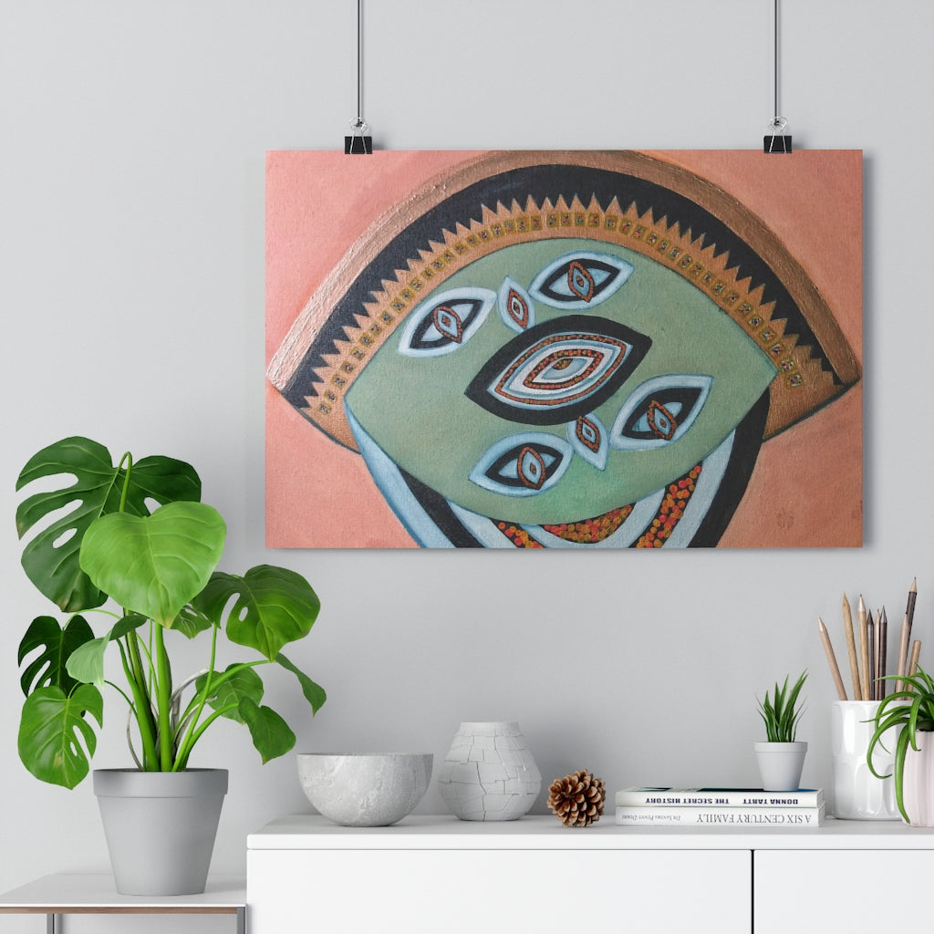 "The Eyes In Seven Windows" Giclée Art Print