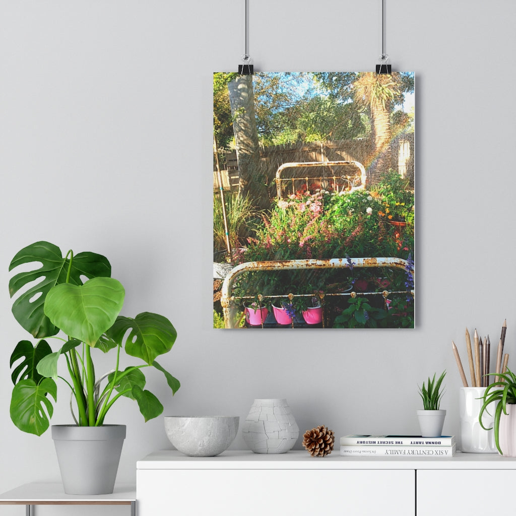 "Rainbow Over Garden Bed" Giclée Art Print