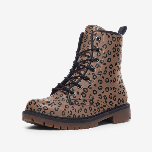 Brown Cheetah Leather Lightweight boots MT