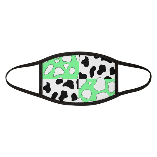 Softboi Green Cowboi Mixed-Fabric Face Mask