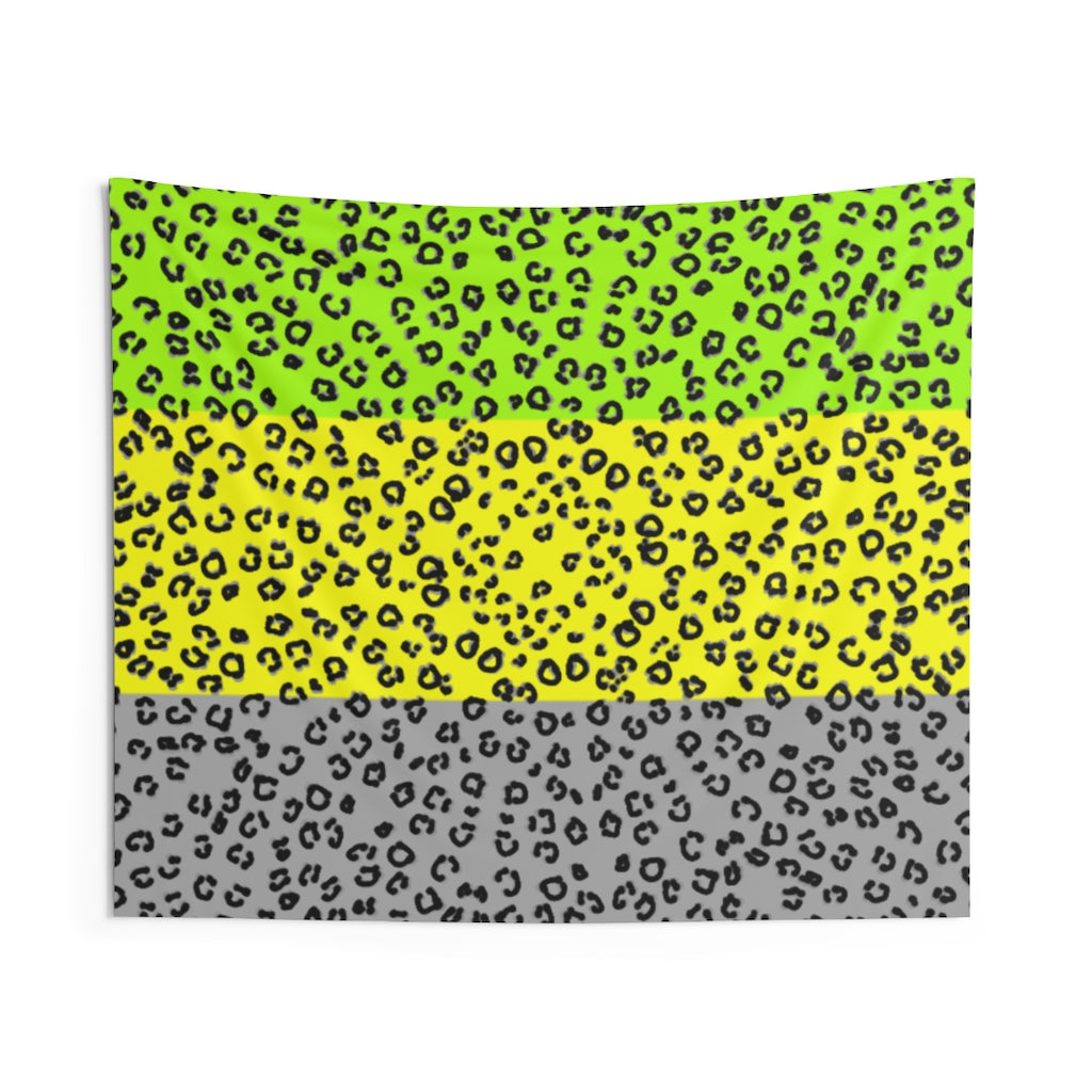 Lithromantic Flag Cheetah Wall Tapestries