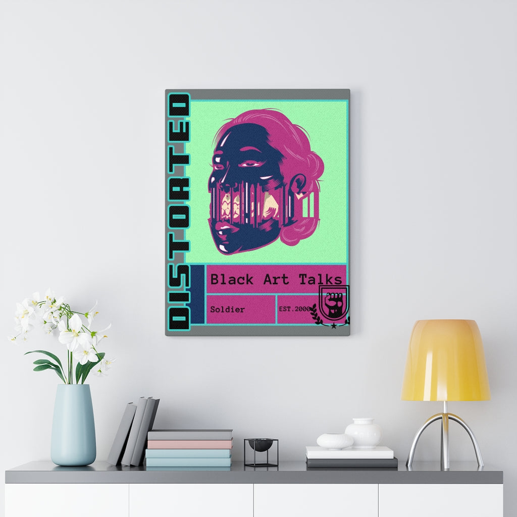 Black Art Talks Stretched Canvas