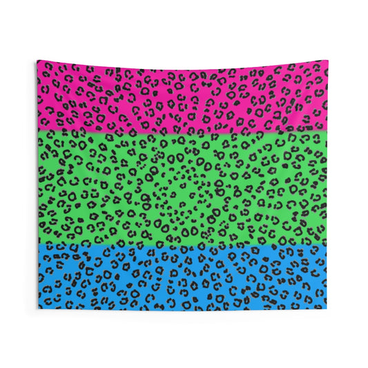 Polysexual Flag Cheetah Wall Tapestries