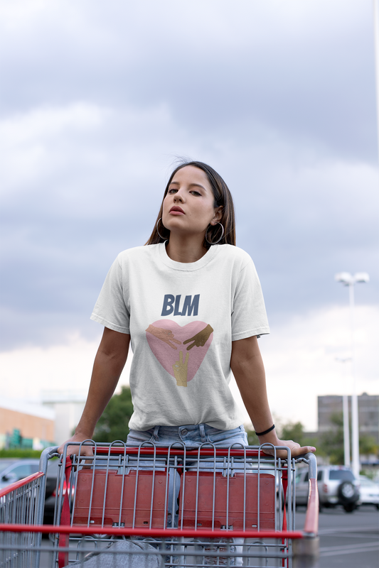 BLM Peace Sigil Cotton Tee