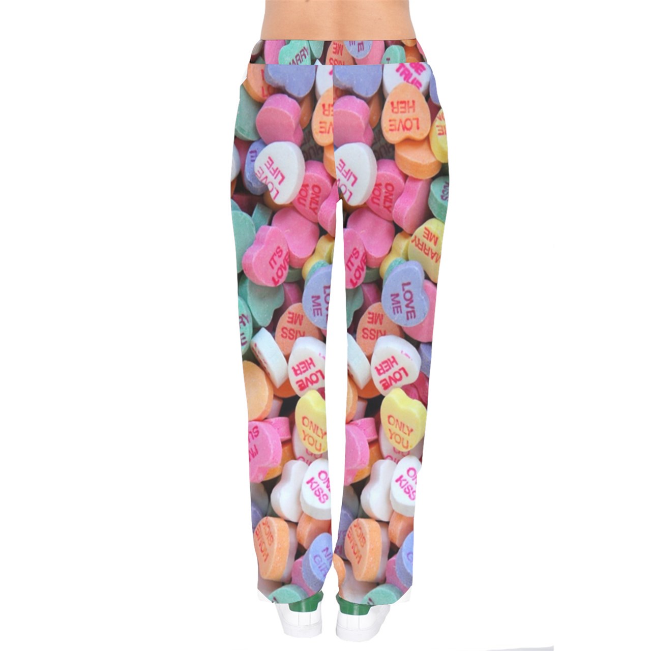 Candy Hearts Velvet Sweat Pants