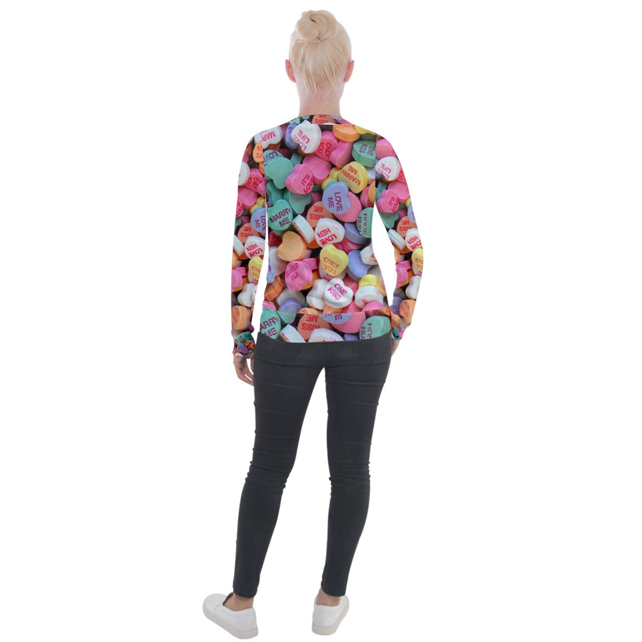 Candy Hearts Velvet Tracksuit Jacket