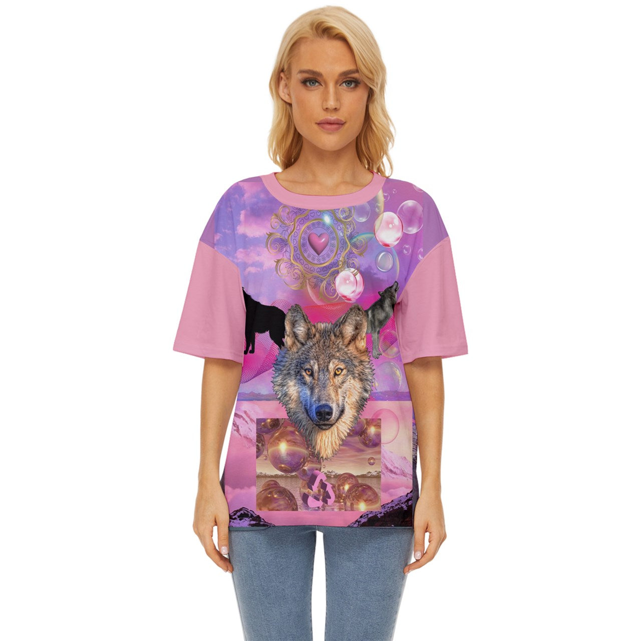 Wolfy Space tee
