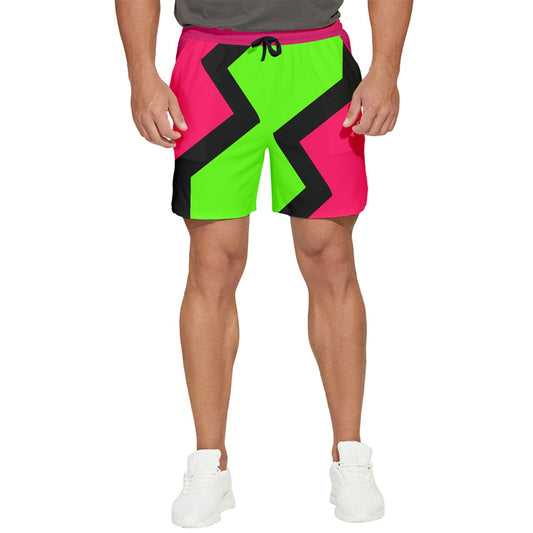 Lightning Block dark Runner Shorts