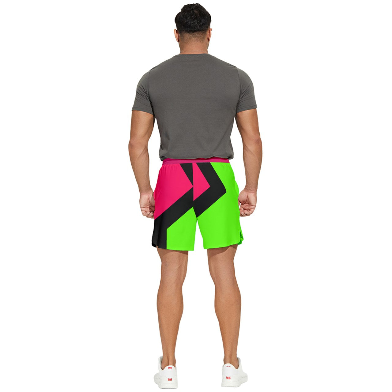 Lightning Block dark Runner Shorts