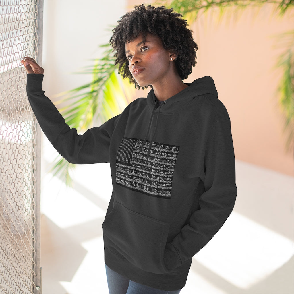 BLM Flag Pullover Hoodie