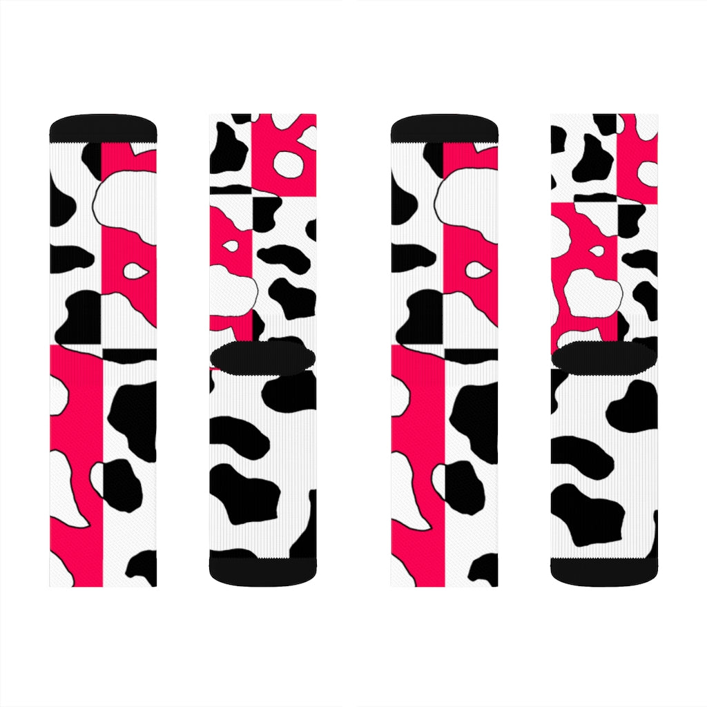 e-boi Pink Cowboi Sublimation Socks