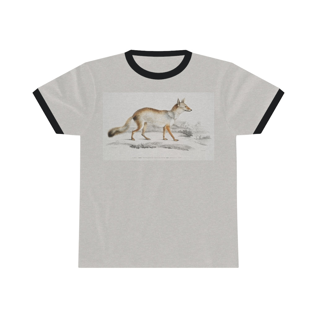 fox zoology Unisex Ringer Tee